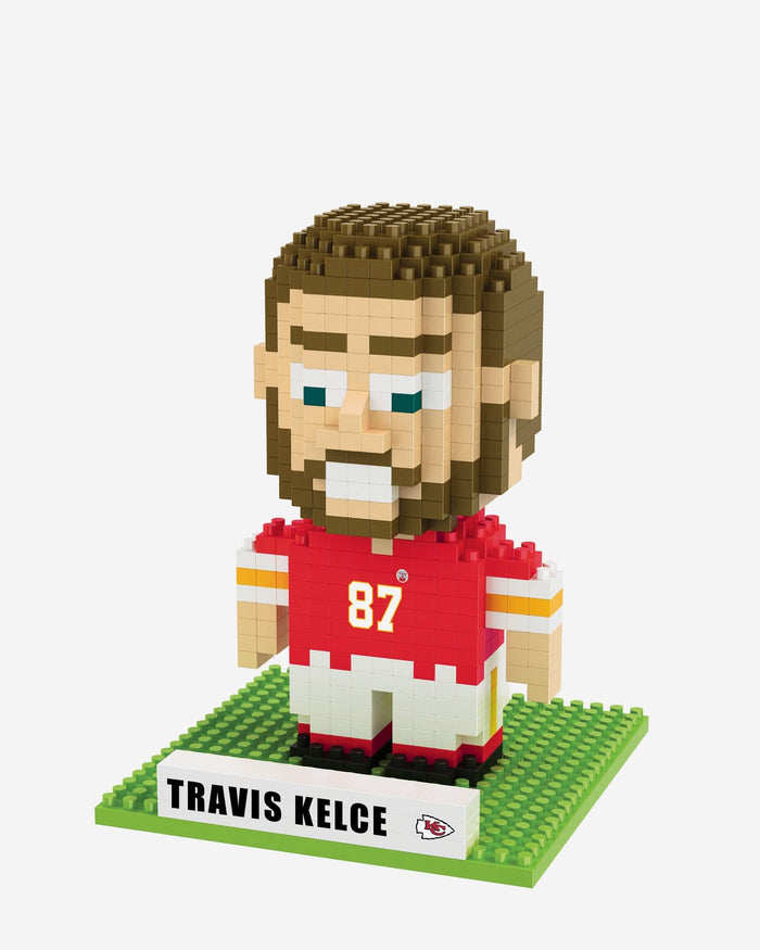 Travis Kelce Kansas City Chiefs BRXLZ Mini Player FOCO - FOCO.com