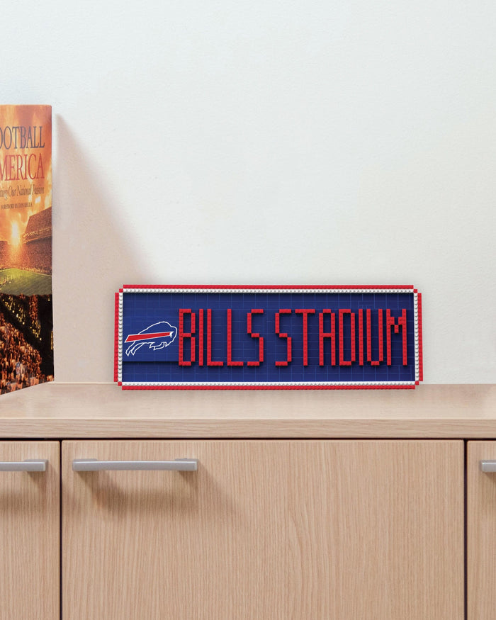 Buffalo Bills BRXLZ Stadium Street Sign FOCO - FOCO.com