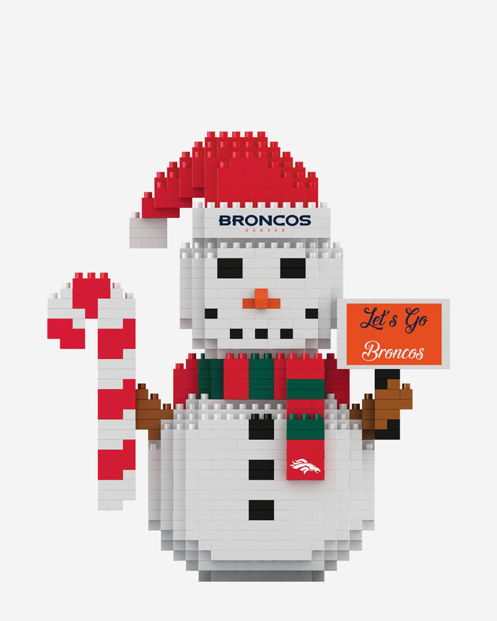 Denver Broncos BRXLZ Snowman FOCO - FOCO.com