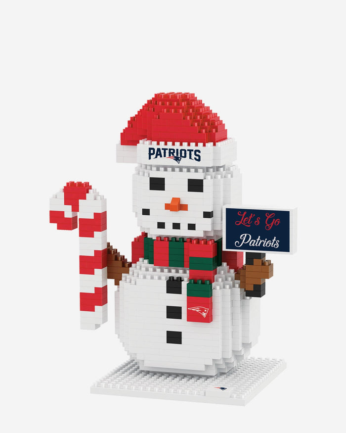 New England Patriots BRXLZ Snowman FOCO - FOCO.com