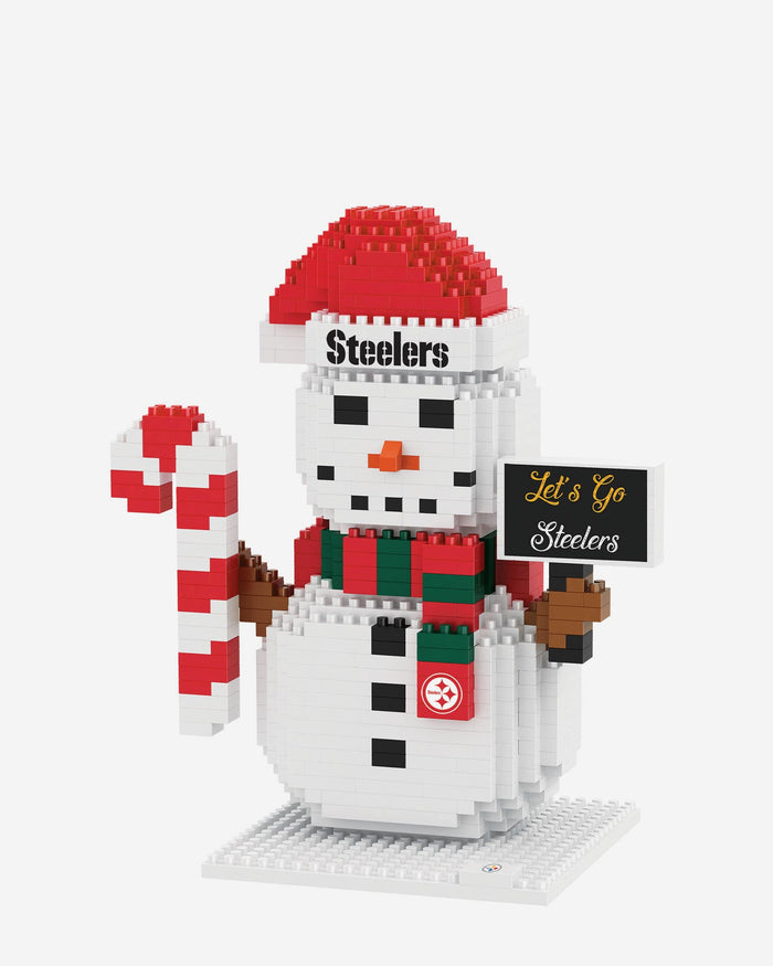 Pittsburgh Steelers BRXLZ Snowman FOCO - FOCO.com