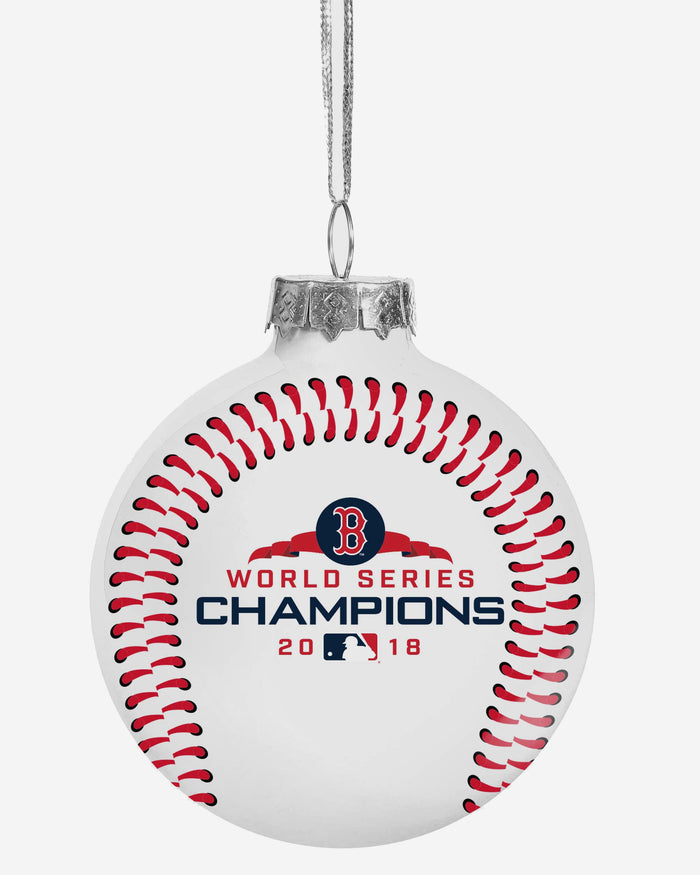 Boston Red Sox 2018 World Series Champions Glass Ball Ornament FOCO - FOCO.com
