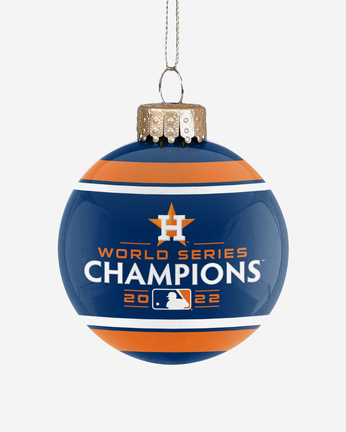 Houston Astros 2022 World Series Champions Glass Ball Ornament FOCO - FOCO.com