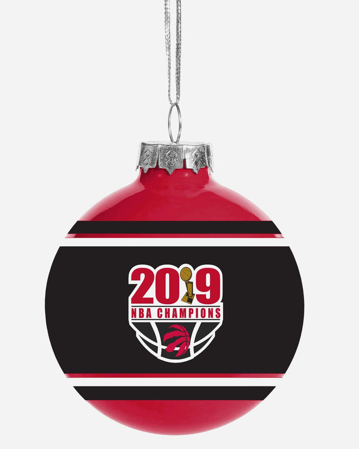 Toronto Raptors 2019 NBA Champions Glass Ball Ornament FOCO - FOCO.com