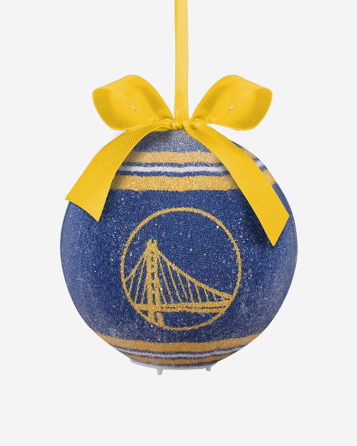 Golden State Warriors LED Shatterproof Ball Ornament FOCO - FOCO.com