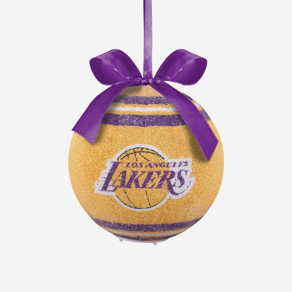 Los Angeles Lakers LED Shatterproof Ball Ornament FOCO - FOCO.com