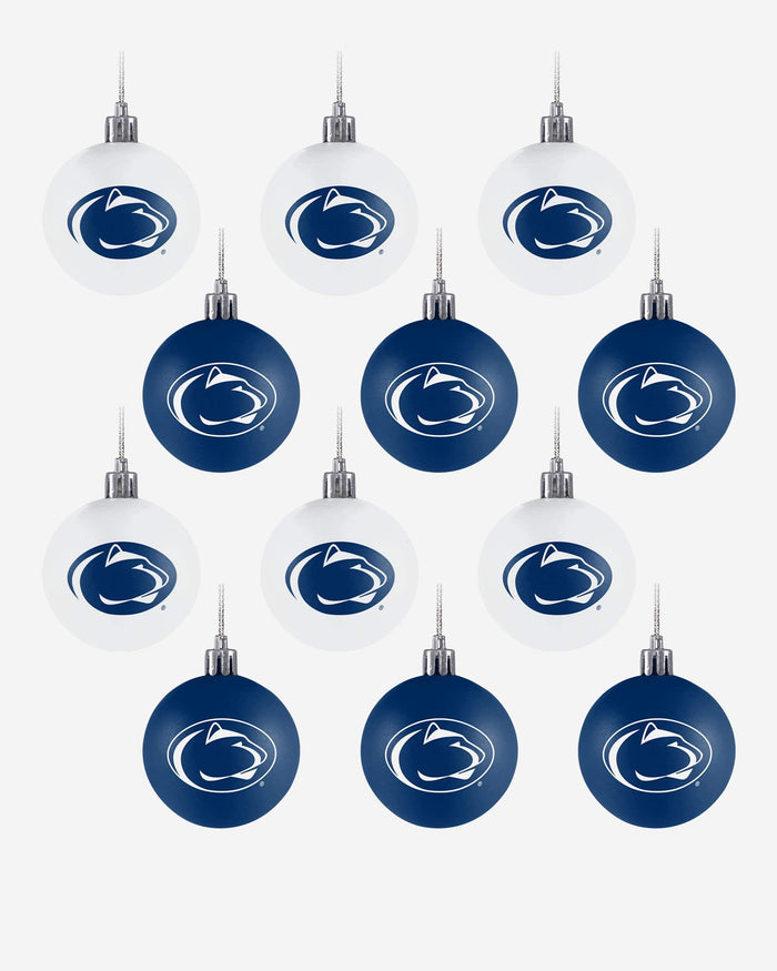 Penn State Nittany Lions 12 Pack Ball Ornament Set FOCO - FOCO.com