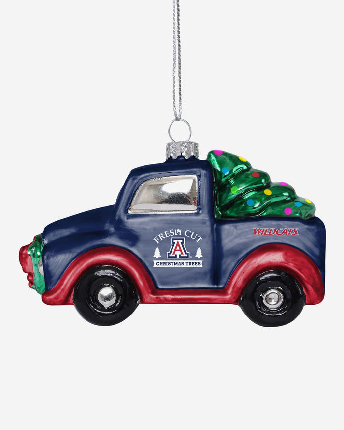 Arizona Wildcats Blown Glass Truck Ornament FOCO - FOCO.com