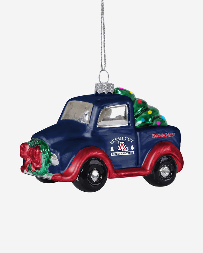 Arizona Wildcats Blown Glass Truck Ornament FOCO - FOCO.com