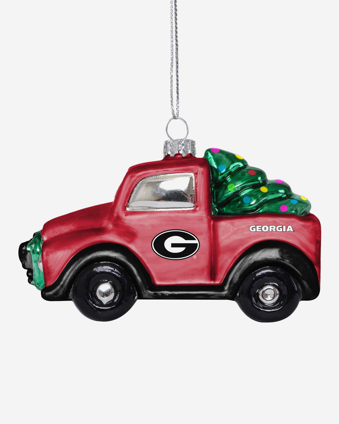 Georgia Bulldogs Blown Glass Truck Ornament FOCO - FOCO.com