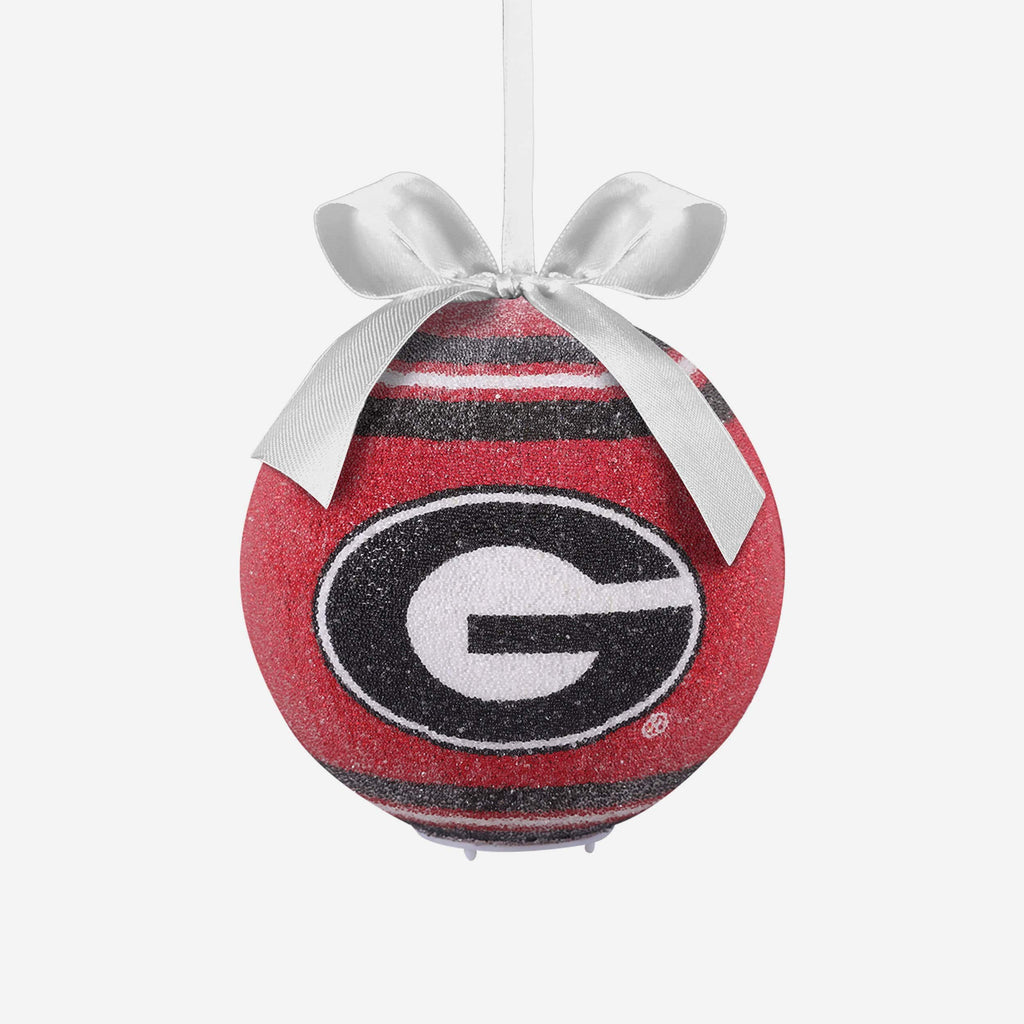 Georgia Bulldogs LED Shatterproof Ball Ornament FOCO - FOCO.com