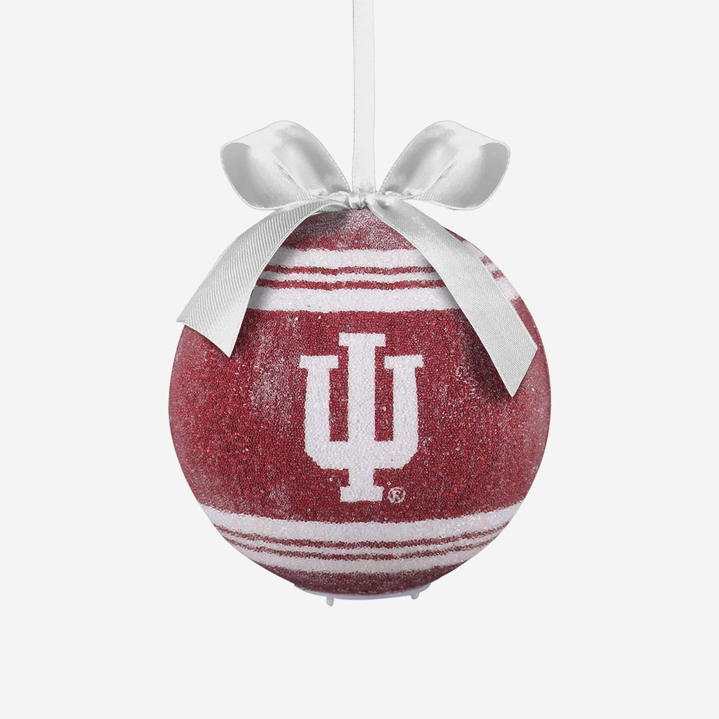 Indiana Hoosiers LED Shatterproof Ball Ornament FOCO - FOCO.com