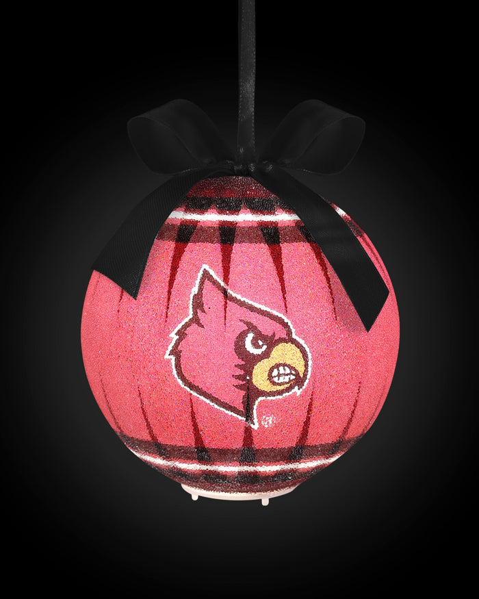 Louisville Cardinals LED Shatterproof Ball Ornament FOCO - FOCO.com