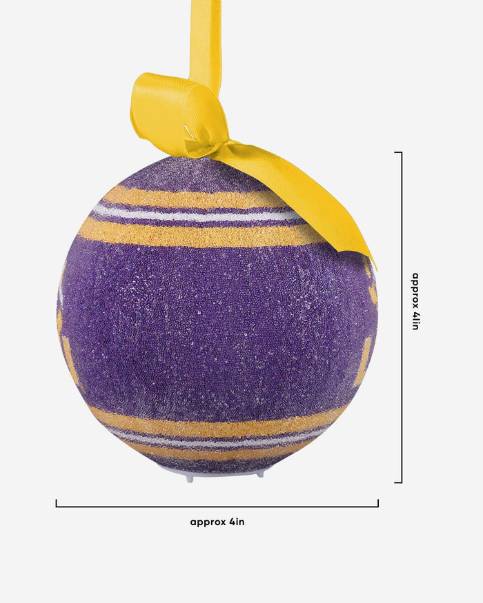 LSU Tigers LED Shatterproof Ball Ornament FOCO - FOCO.com