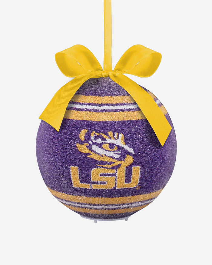 LSU Tigers LED Shatterproof Ball Ornament FOCO - FOCO.com