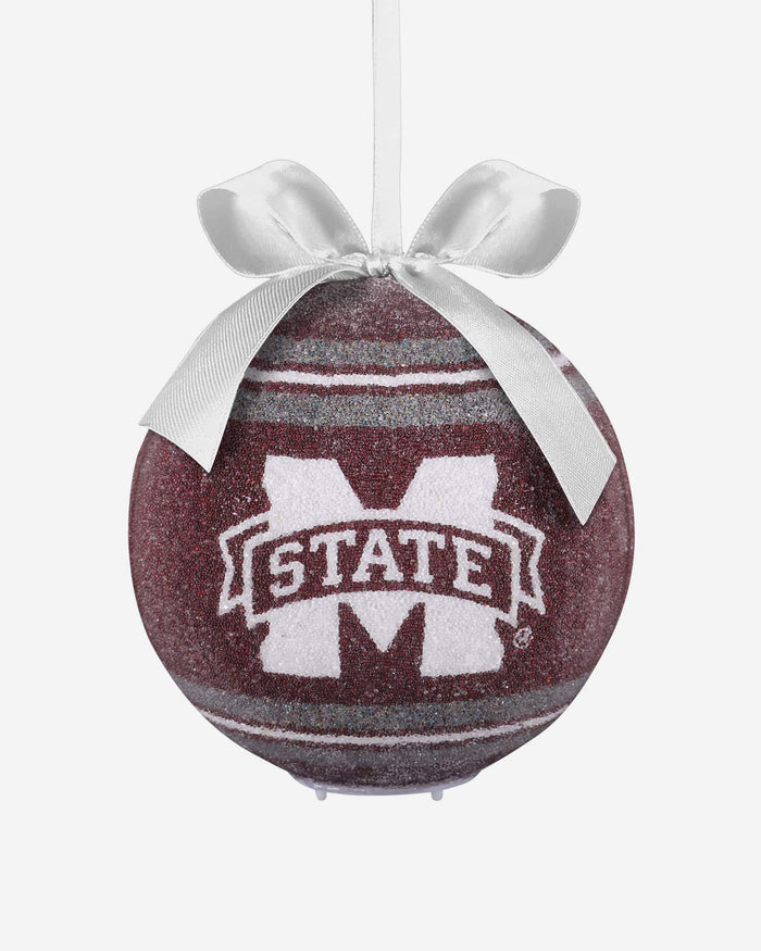 Mississippi State Bulldogs LED Shatterproof Ball Ornament FOCO - FOCO.com