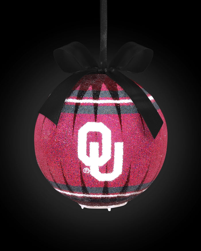 Oklahoma Sooners LED Shatterproof Ball Ornament FOCO - FOCO.com