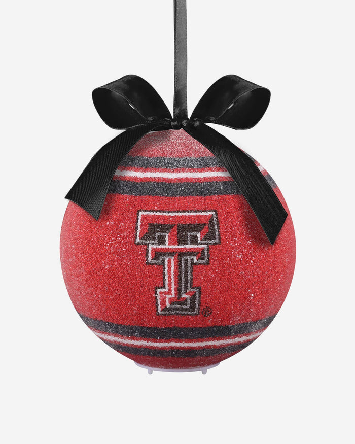 Texas Tech Red Raiders LED Shatterproof Ball Ornament FOCO - FOCO.com