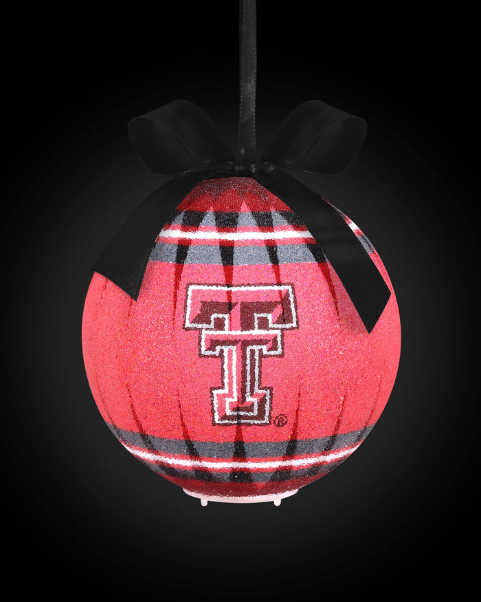 Texas Tech Red Raiders LED Shatterproof Ball Ornament FOCO - FOCO.com