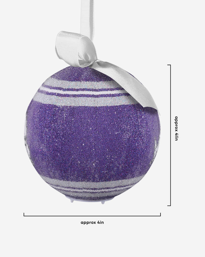 TCU Horned Frogs LED Shatterproof Ball Ornament FOCO - FOCO.com