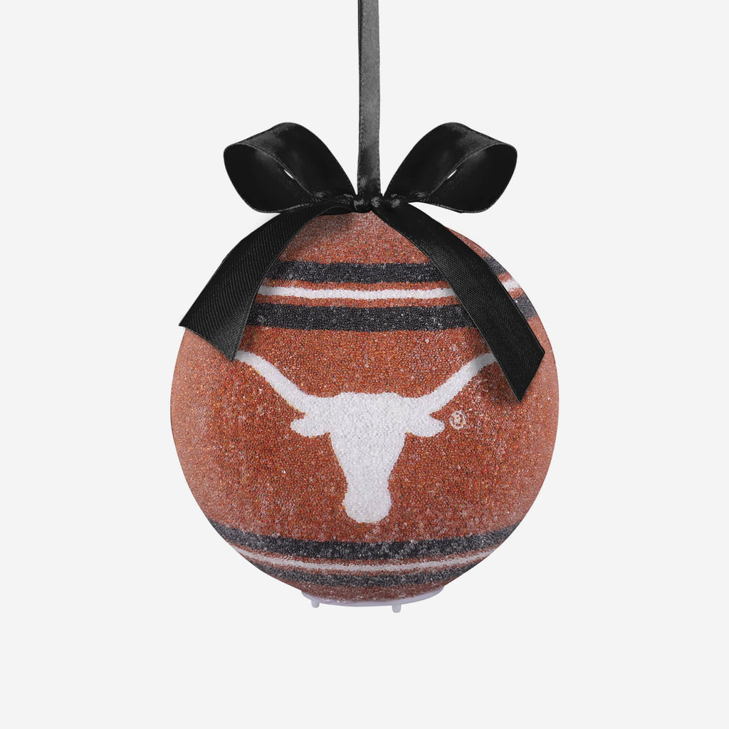 Texas Longhorns LED Shatterproof Ball Ornament FOCO - FOCO.com