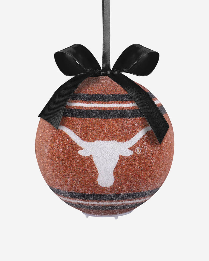 Texas Longhorns LED Shatterproof Ball Ornament FOCO - FOCO.com