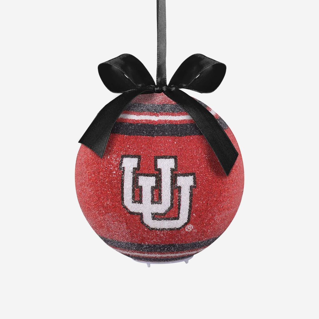 Utah Utes LED Shatterproof Ball Ornament FOCO - FOCO.com