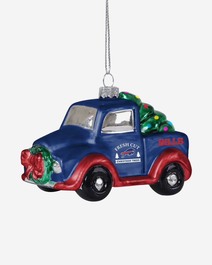 Buffalo Bills Blown Glass Truck Ornament FOCO - FOCO.com