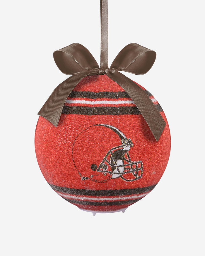 Cleveland Browns LED Shatterproof Ball Ornament FOCO - FOCO.com