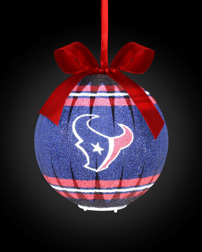 Houston Texans LED Shatterproof Ball Ornament FOCO - FOCO.com
