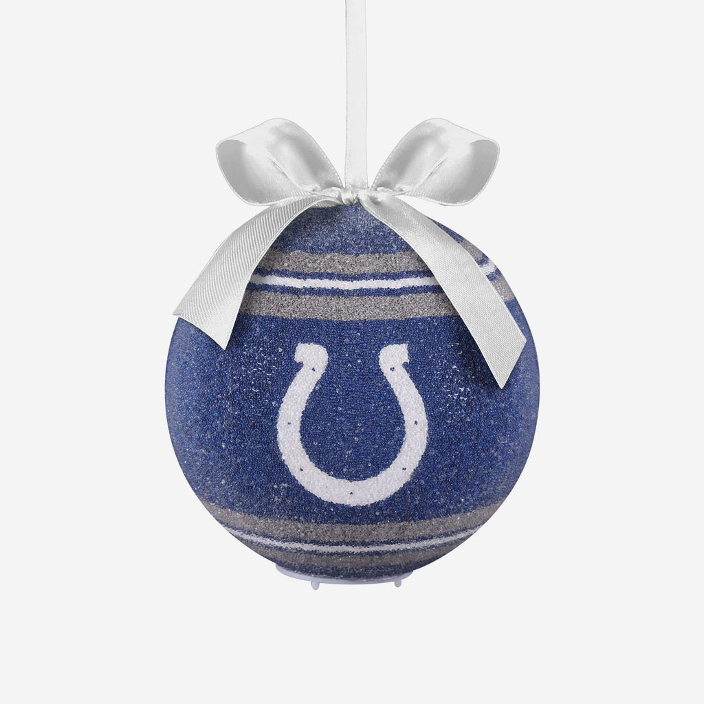 Indianapolis Colts LED Shatterproof Ball Ornament FOCO - FOCO.com
