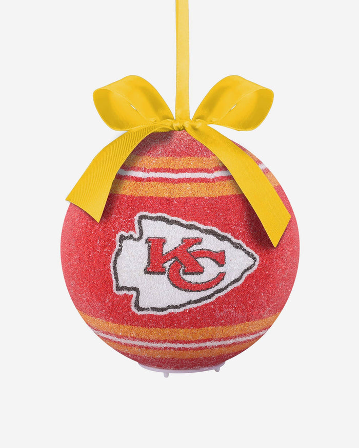 Kansas City Chiefs LED Shatterproof Ball Ornament FOCO - FOCO.com