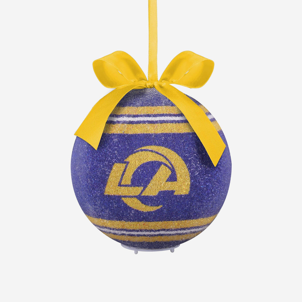 Los Angeles Rams LED Shatterproof Ball Ornament FOCO - FOCO.com