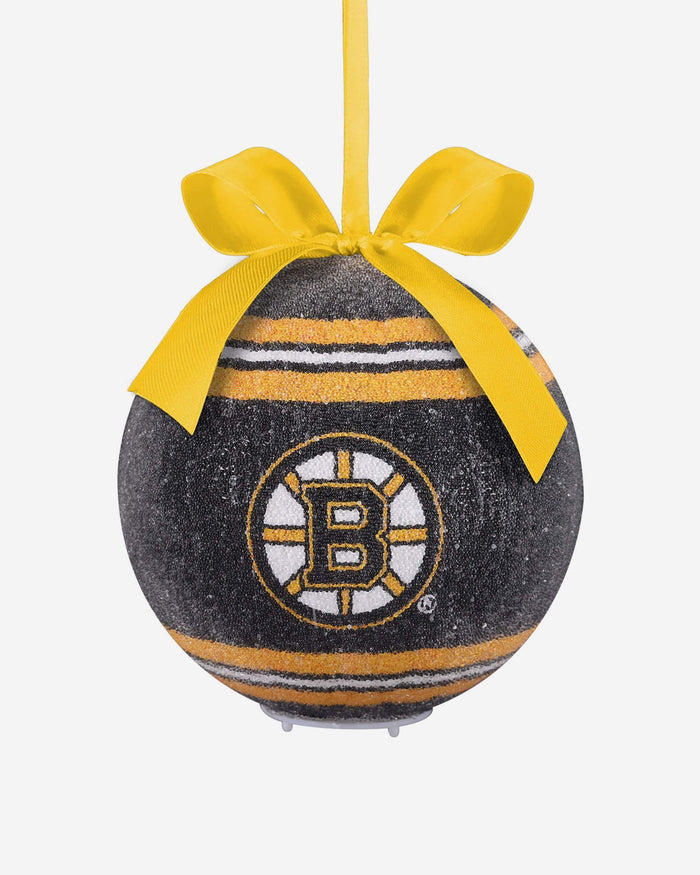 Boston Bruins LED Shatterproof Ball Ornament FOCO - FOCO.com