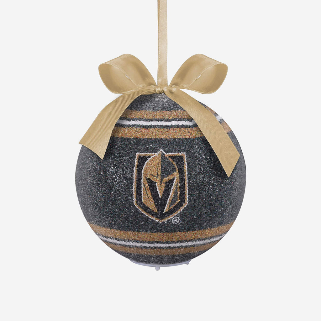 Vegas Golden Knights LED Shatterproof Ball Ornament FOCO - FOCO.com