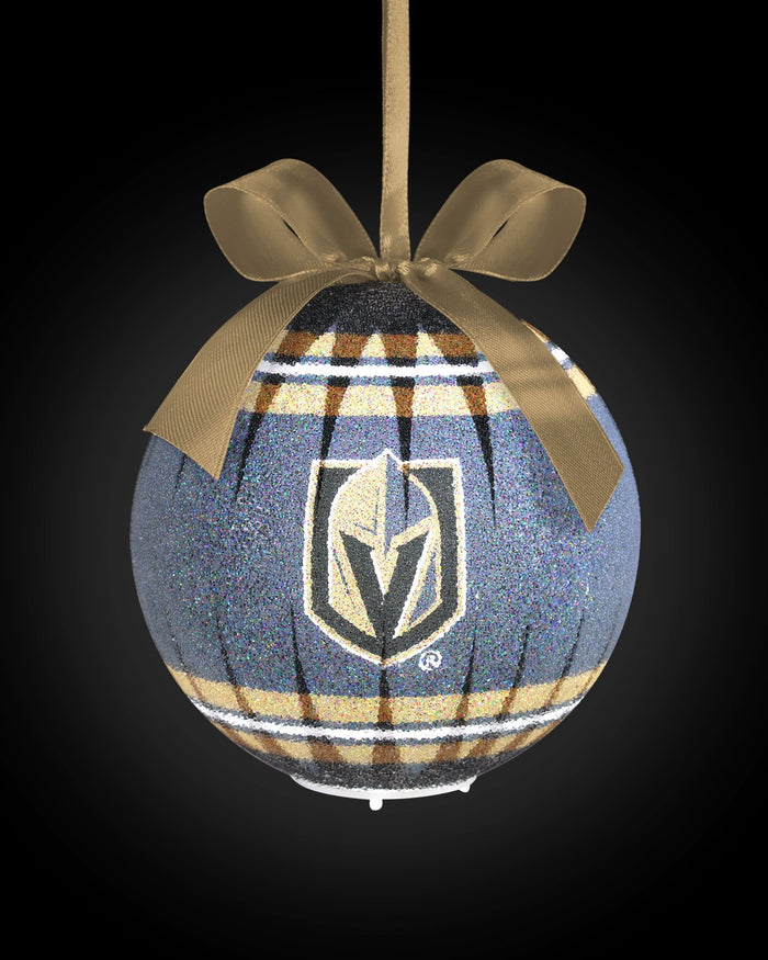 Vegas Golden Knights LED Shatterproof Ball Ornament FOCO - FOCO.com