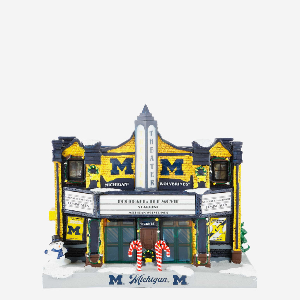 Michigan Wolverines Light Up Resin Team Theater FOCO - FOCO.com