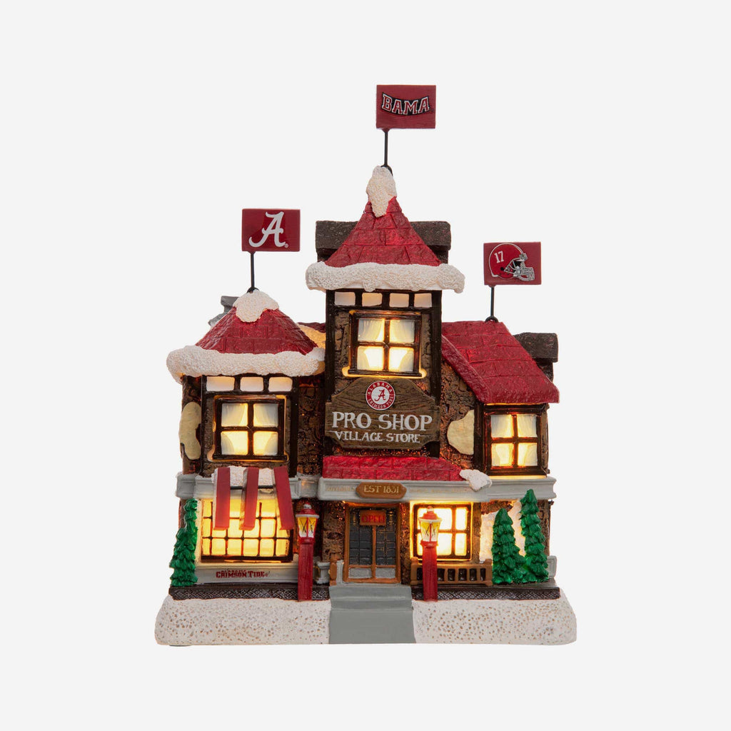 Alabama Crimson Tide Light Up Resin Team Village FOCO - FOCO.com