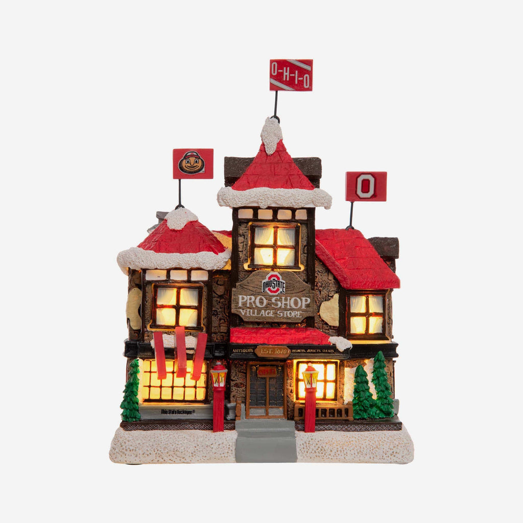 Ohio State Buckeyes Light Up Resin Team Village FOCO - FOCO.com