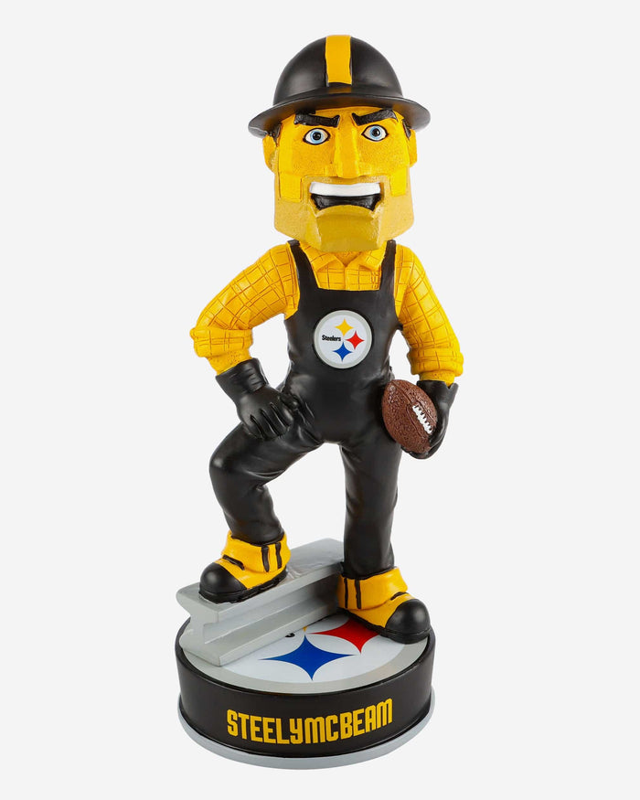 Steely McBeam Pittsburgh Steelers Mascot Figurine FOCO - FOCO.com