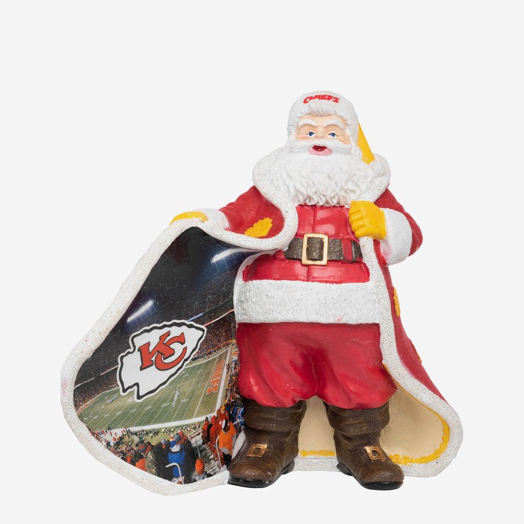Kansas City Chiefs Santa Figure FOCO - FOCO.com