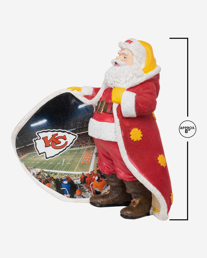 Kansas City Chiefs Santa Figure FOCO - FOCO.com