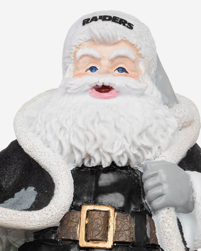 Las Vegas Raiders Santa Figure FOCO - FOCO.com