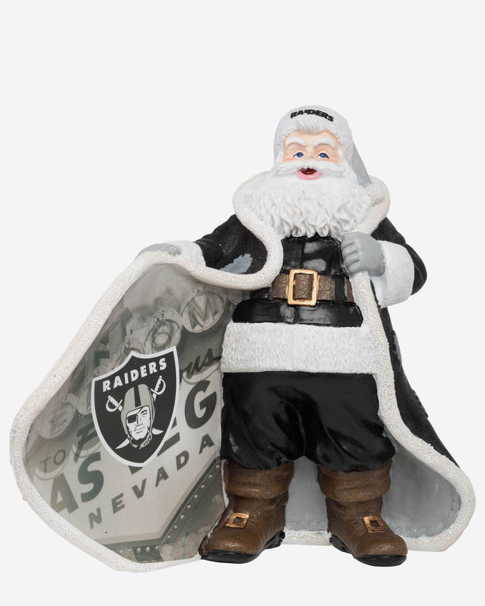 Las Vegas Raiders Santa Figure FOCO - FOCO.com