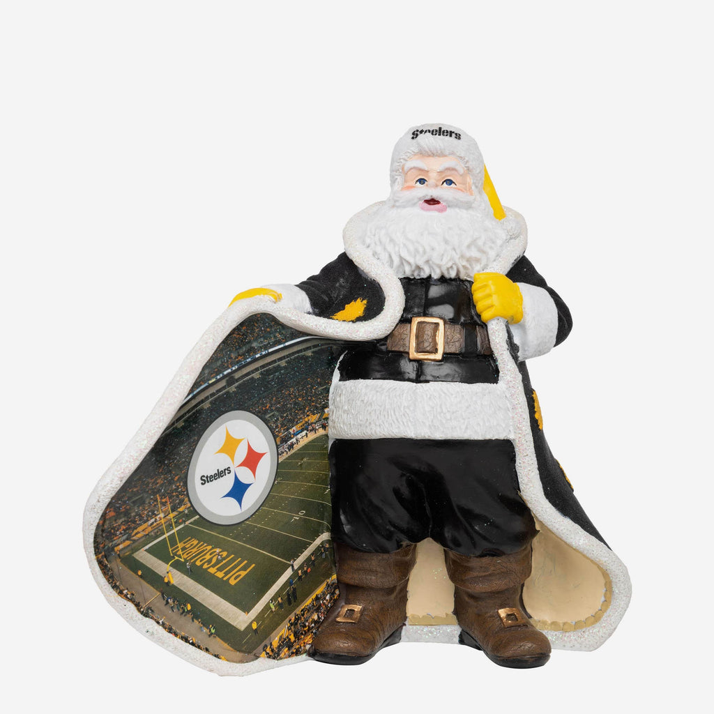 Pittsburgh Steelers Santa Figure FOCO - FOCO.com