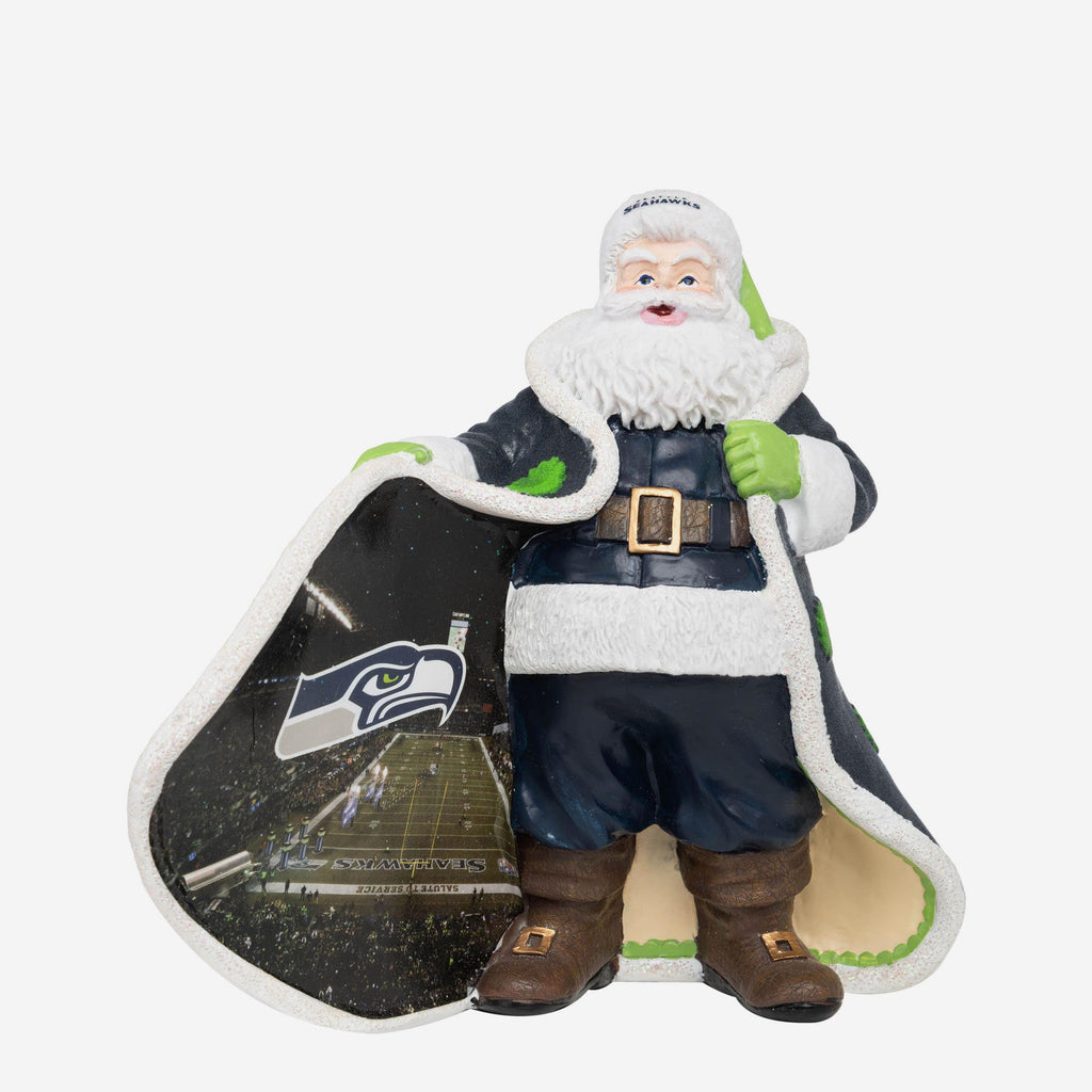 Seattle Seahawks Santa Figure FOCO - FOCO.com
