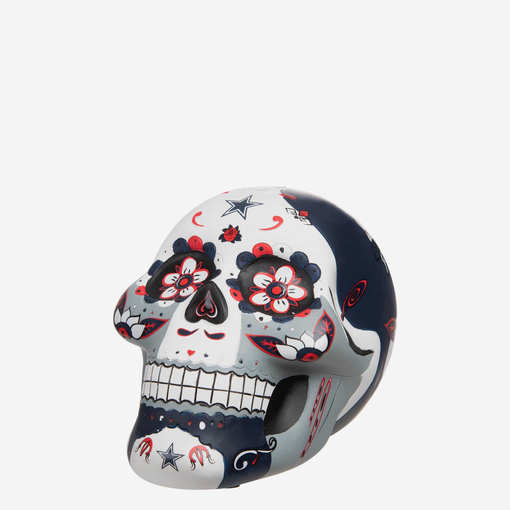 Dallas Cowboys Day Of The Dead Skull Figurine FOCO - FOCO.com