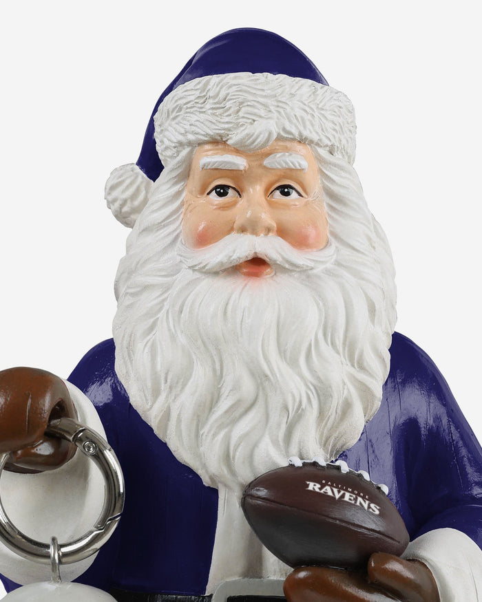 Baltimore Ravens Santa Figure With Light Up Lantern FOCO - FOCO.com