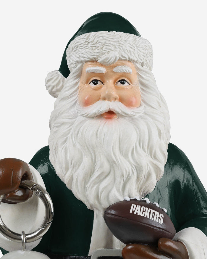 Green Bay Packers Santa Figure With Light Up Lantern FOCO - FOCO.com