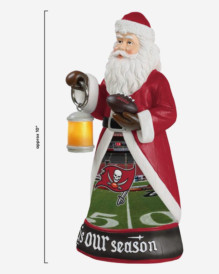 Tampa Bay Buccaneers Santa Figure With Light Up Lantern FOCO - FOCO.com